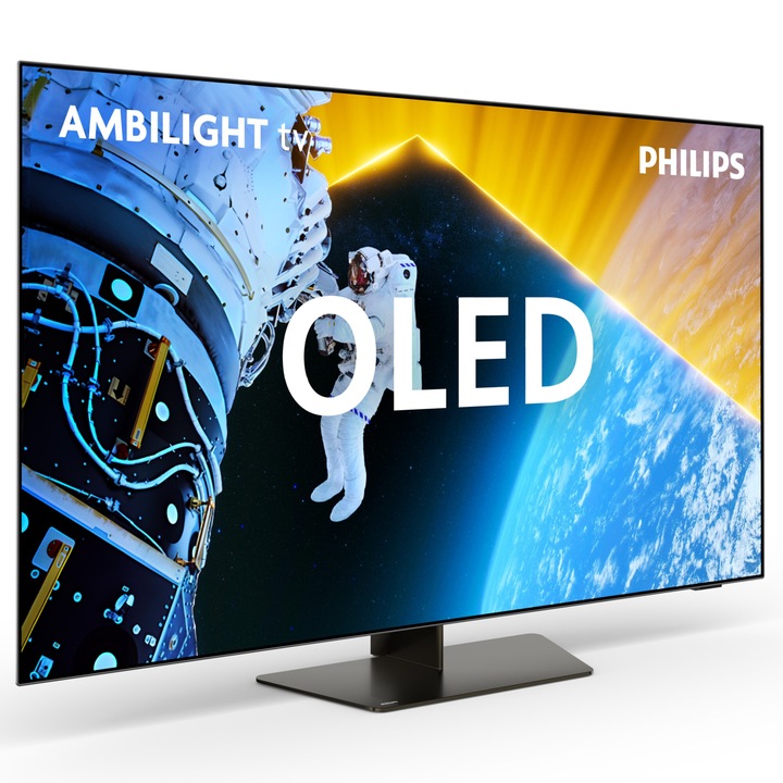 Телевизор Philips AMBILIGHT tv OLED 65OLED819, 65" (164 см), Google TV, Ultra HD 4K, 100Hz, Клас F (Модел 2024)