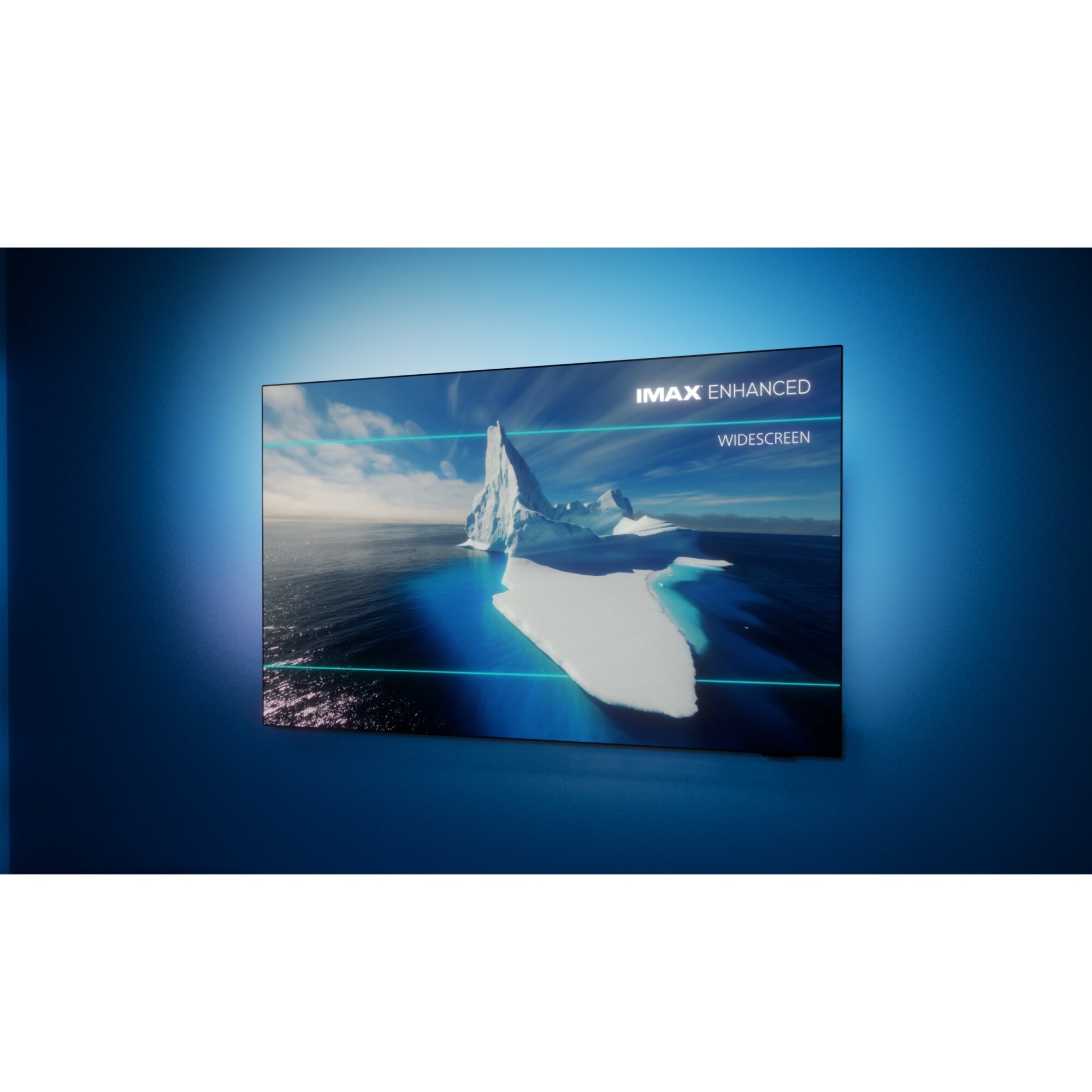 Televizor Philips AMBILIGHT tv OLED+ 55OLED909, 139 cm, Google TV, Ultra HD 4K, 100Hz, Clasa G (Model 2024)