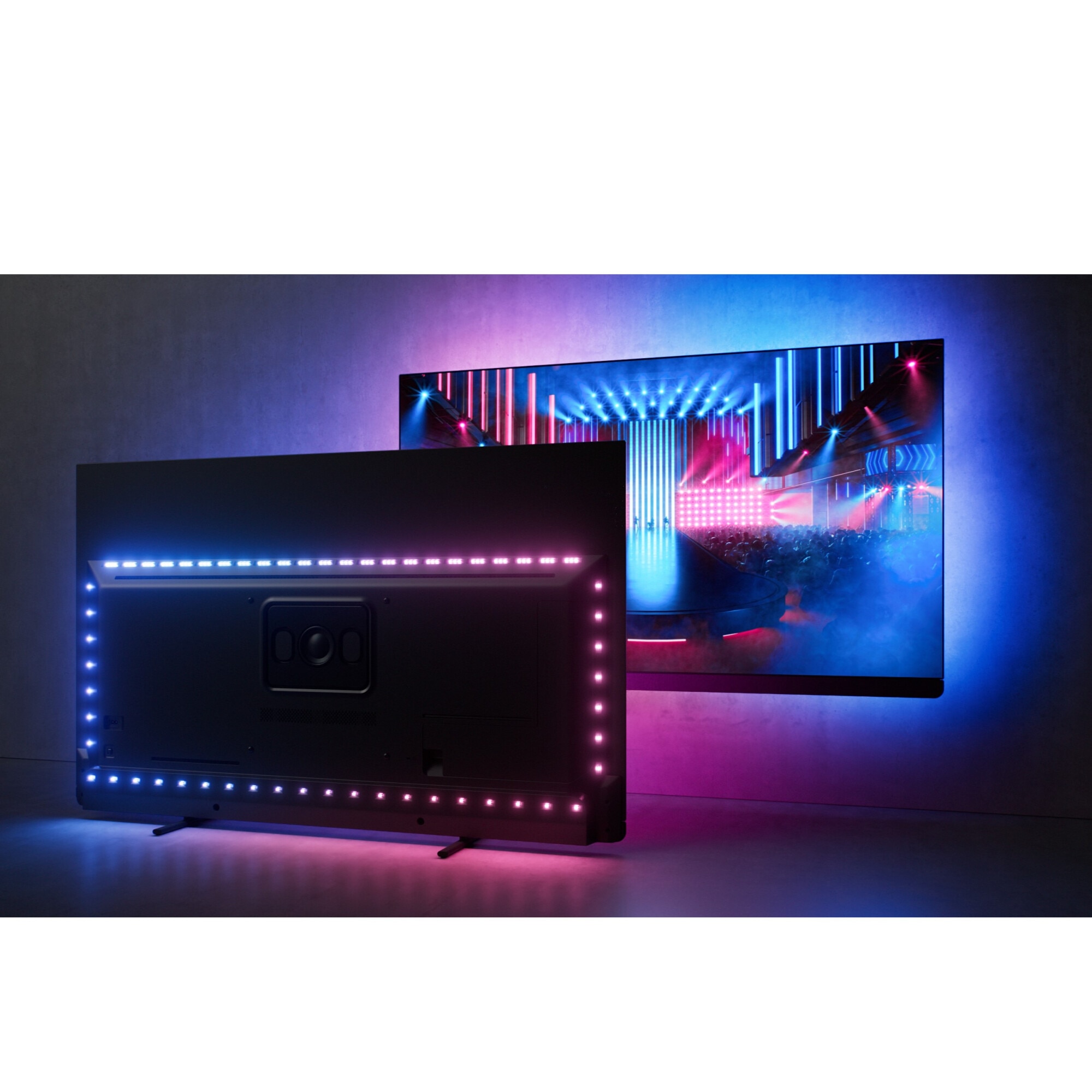 Televizor Philips AMBILIGHT tv OLED+ 55OLED909, 139 cm, Google TV, Ultra HD 4K, 100Hz, Clasa G (Model 2024)