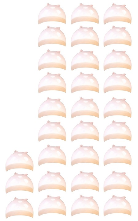 30 set de palarii de peruci, respirabil, non-alunecare, ultra-subtire, elastic, universala, dimensiune universala