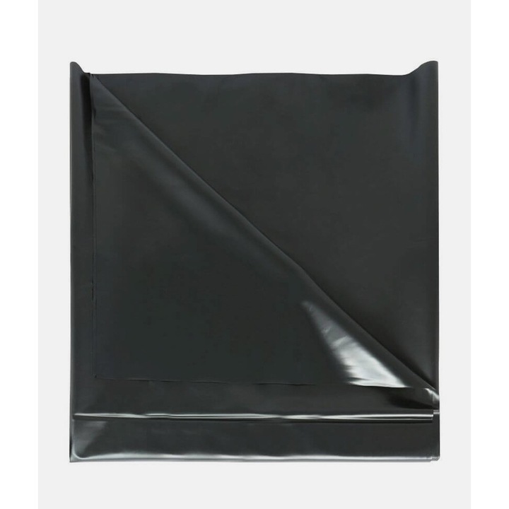 Cuvertura de pat erotica Nuru, PVC, negru, 180x220cm