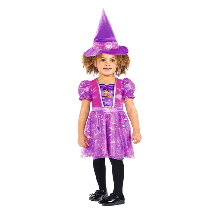 Costum Skye Vrajitoare Patrula Catelusilor, Skye Witch pentru fete, 1-2 ani, 92 cm