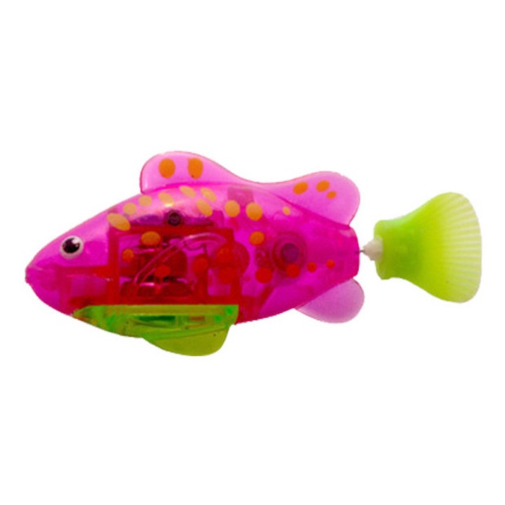 Interaktív játékok, THK aranyhal, úszás, interakció gyerekekkel és macskákkal, elemek mellékelve, vicces játékok, ünneplés, szerepjáték, buli, karnevál, gyermeknap, húsvét, rózsa, 7,5cm