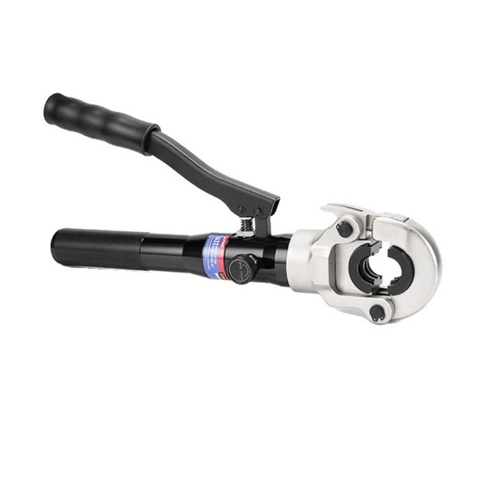 Cső krimpelő szerszám, Rozsdamentes acél/Alumínium, Hidraulikus működés, 28 mm, Fekete/Szürke