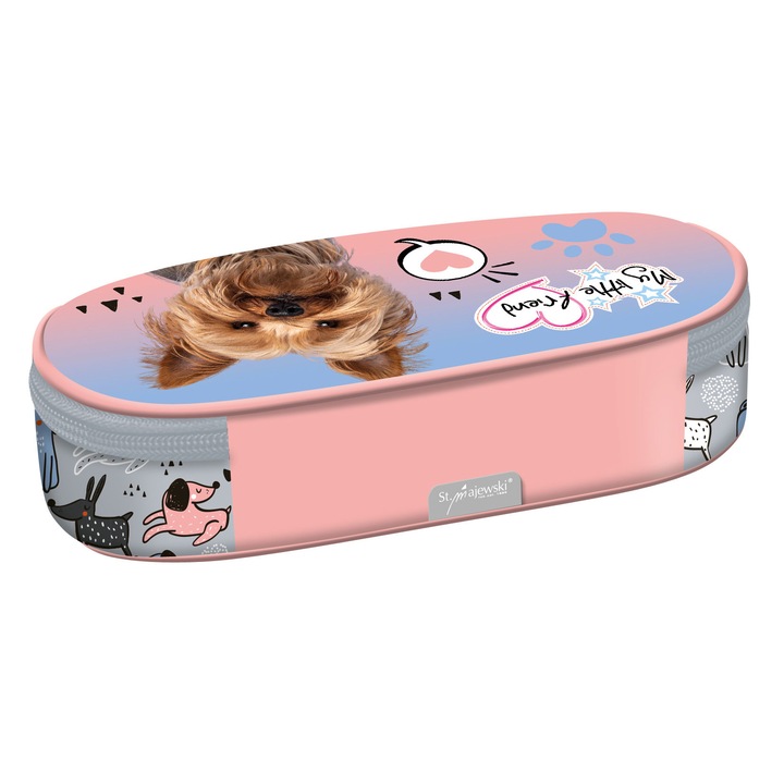 St.Majewski Твърда химикалка St.Majewski с вътрешно капаче, My Little Friend Grey York PC01