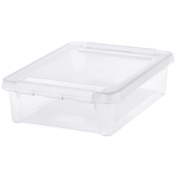 Vas termorezistent, multifunkcionális, cu capac din műanyag, Orthex, 0.75L, 18x13.5x7 cm