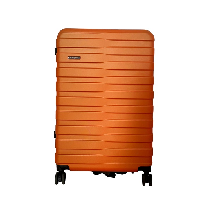 Издръжлив ABS куфар за самолет, 62 x 42 x 28 cm, Seretec Solutions TR-00091, оранжев