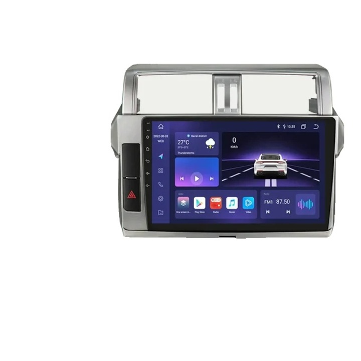 Sistem de navigatie auto, S3 AHD CAMERA1, 10.1 inch, QLED 1280x720, Bluetooth 5.0, multicolor, compatibil Land Cruiser Prado 2013-2017