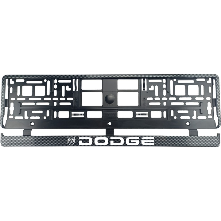 Комплект от 2 бр. Карбонова стойка за регистрационен номер DODGE