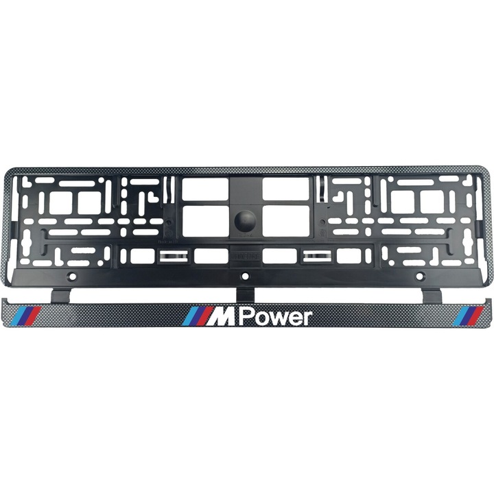 2 db-os készlet, Karbon rendszámtartó, BMW MPower