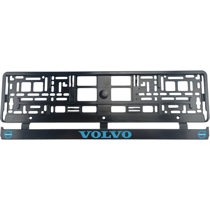 Set 2 bucati, suport numar inmatriculare, Volvo blue