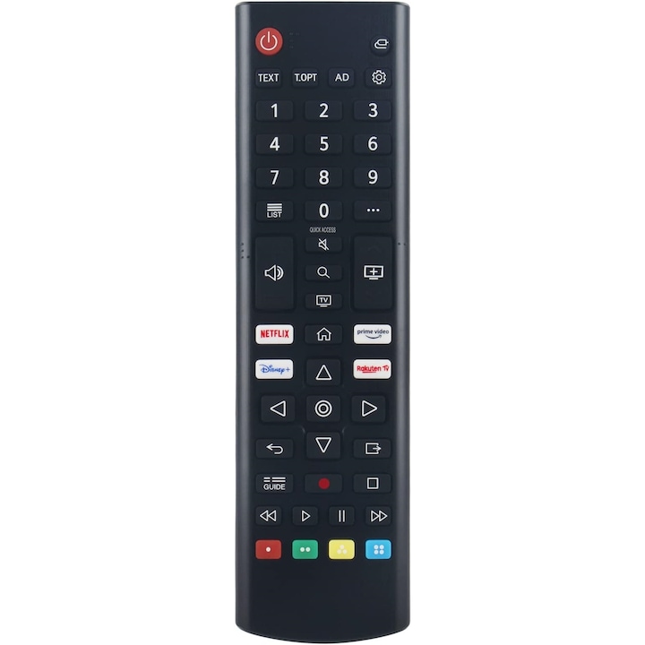 Telecomanda universala compatibila cu LG Smart TV AKB76037605, neagra