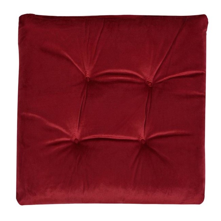 Декоративна зимна възглавница за седалка Bordeaux Velvetb