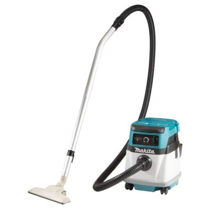Makita DVC150LZ hibrid porszívó, 2x18 V, 2,1 mc/h fehér/zöld