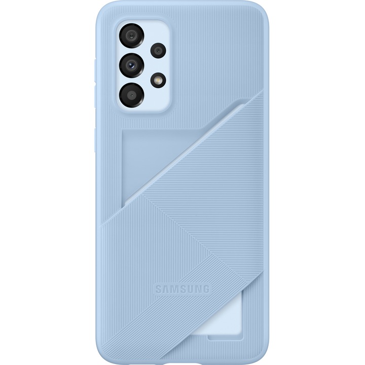Калъф за Samsung Galaxy A33 5G A336, капак на слота за карта, противоударен, U190, син