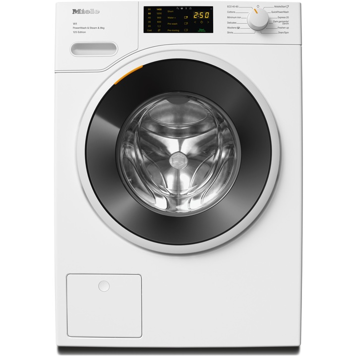 Пералня Miele WWB 380 WCS, 8 кг, 1400 об/мин, Клас А, CapDosing, PowerWash, Бял