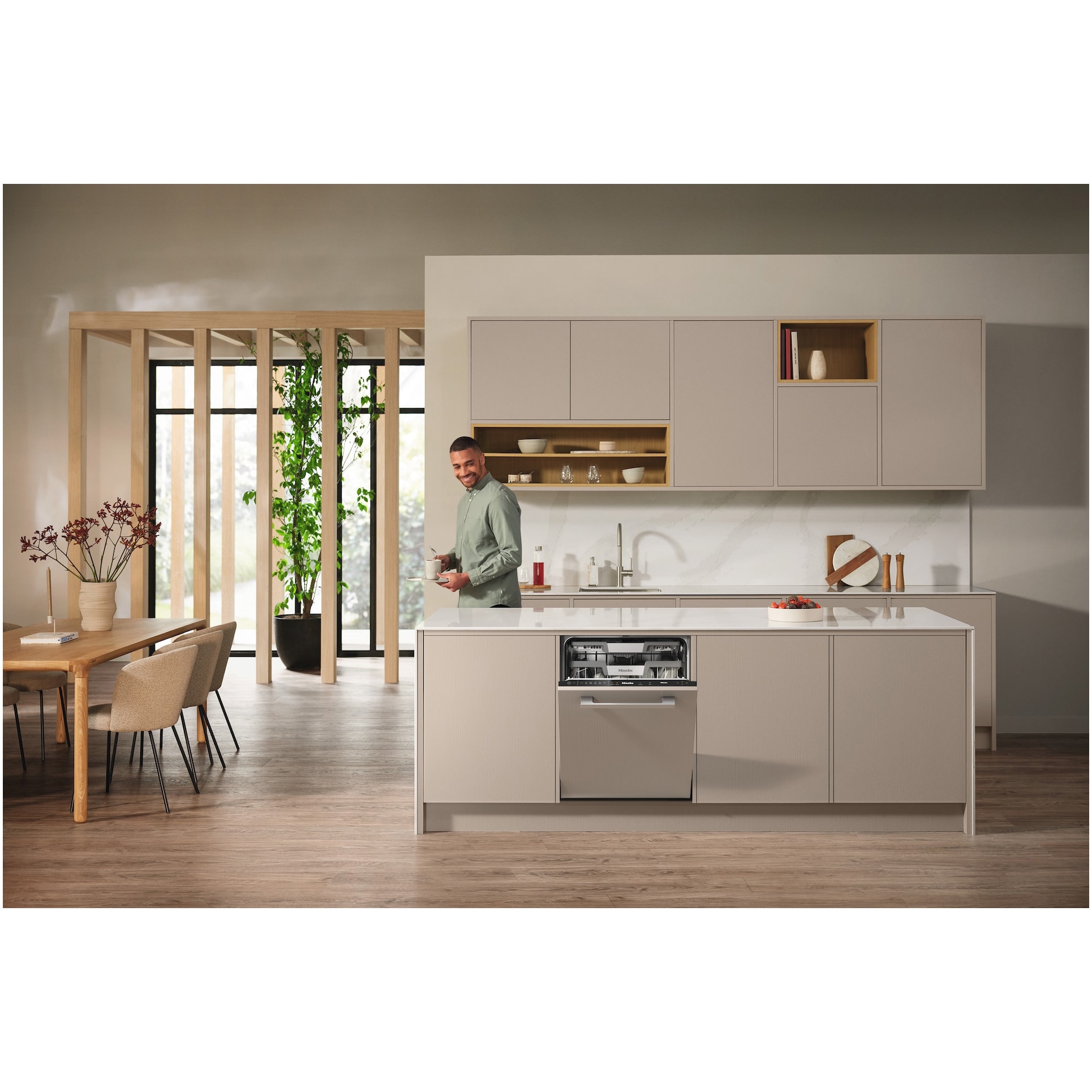 Masina de spalat vase incorporabila Miele G 7650 SCVi, 14 seturi, AutoDos cu PowerDisk, EcoPower, Miele@Home, Clasa A, 60 cm