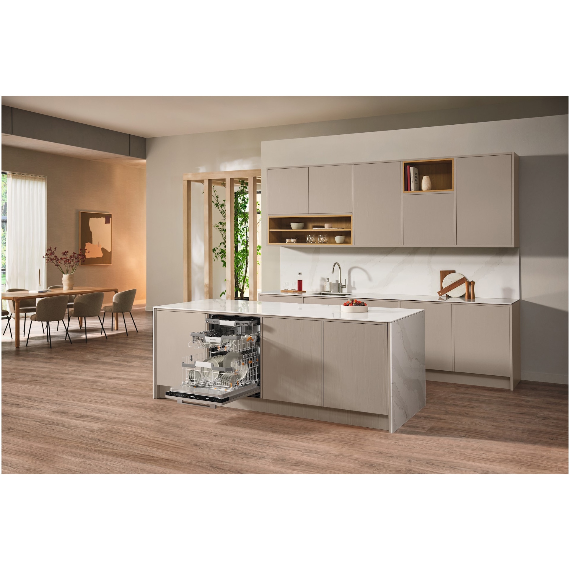 Masina de spalat vase incorporabila Miele G 7650 SCVi, 14 seturi, AutoDos cu PowerDisk, EcoPower, Miele@Home, Clasa A, 60 cm
