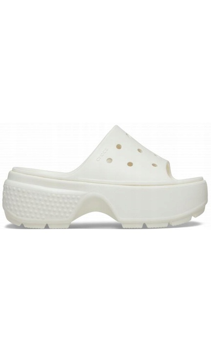 Дамски чехли, Crocs, Stomp 209346 Slide, бели, 41-42 EU