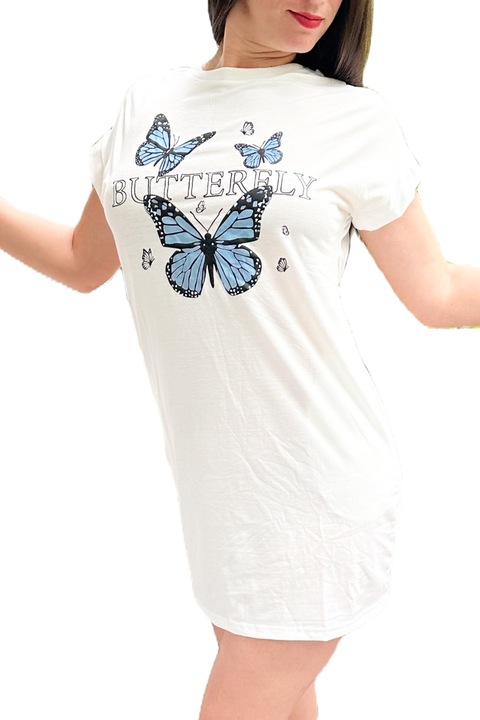 Alkalmi poloruha pillangomintas, feher