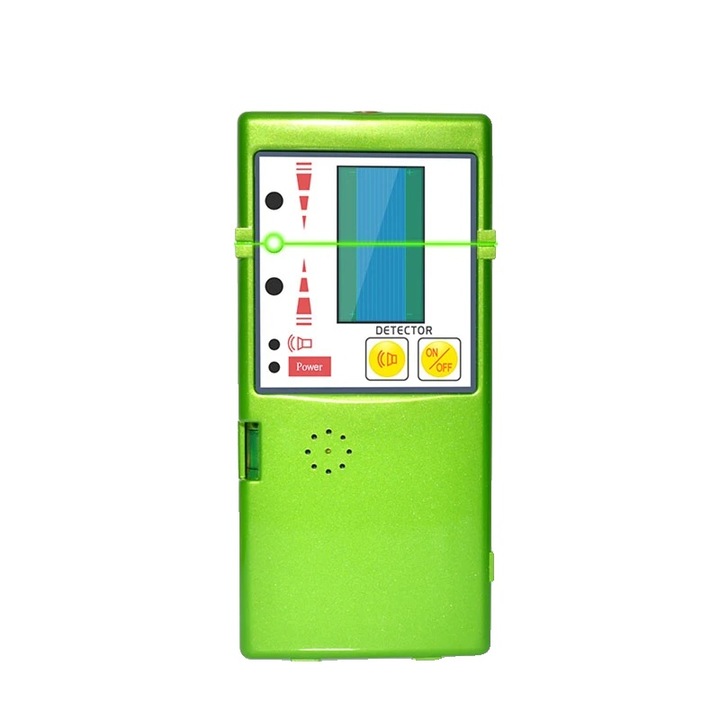 ZOKOUN DC 11G lézer vevő, zöld/piros kompatibilitás, csomag tartóval, 50m