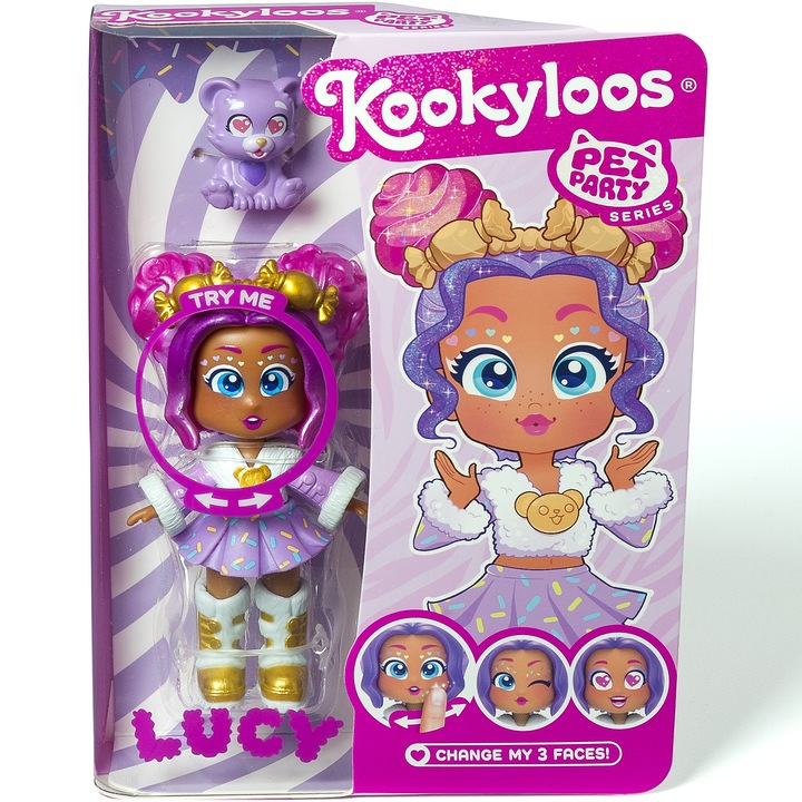 Кукла KookyLoos - Pets party, Lucy