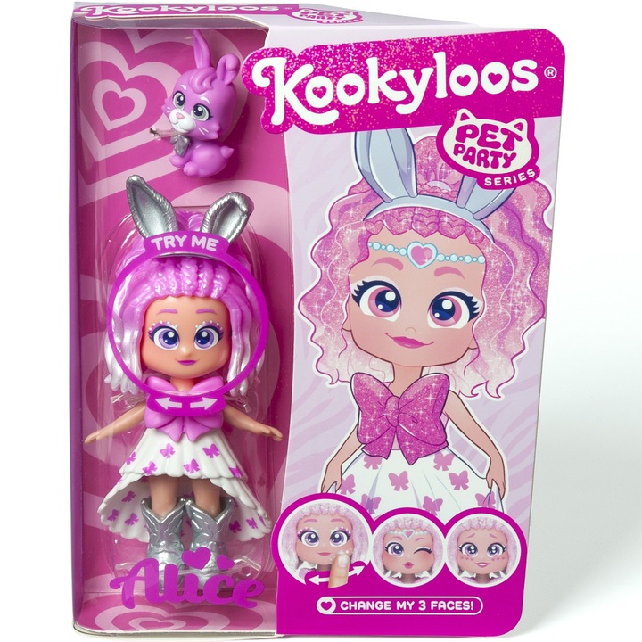 Кукла KookyLoos - Pets party, Alice