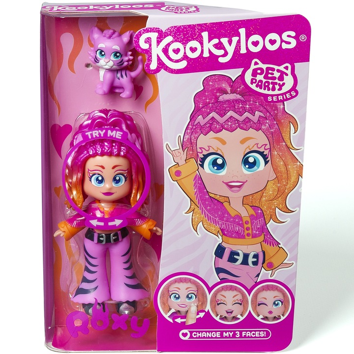 Кукла KookyLoos - Pets party, Roxy