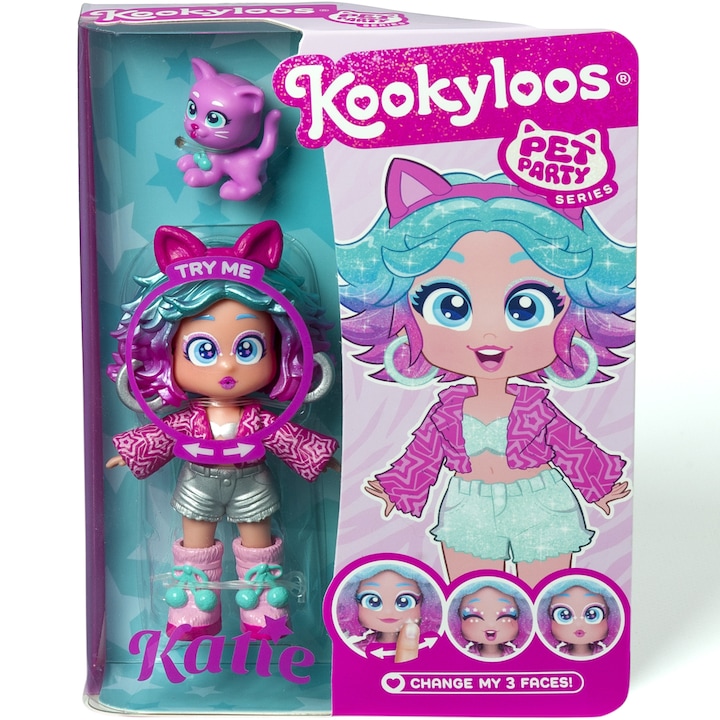 Кукла KookyLoos - Pets party, Katie