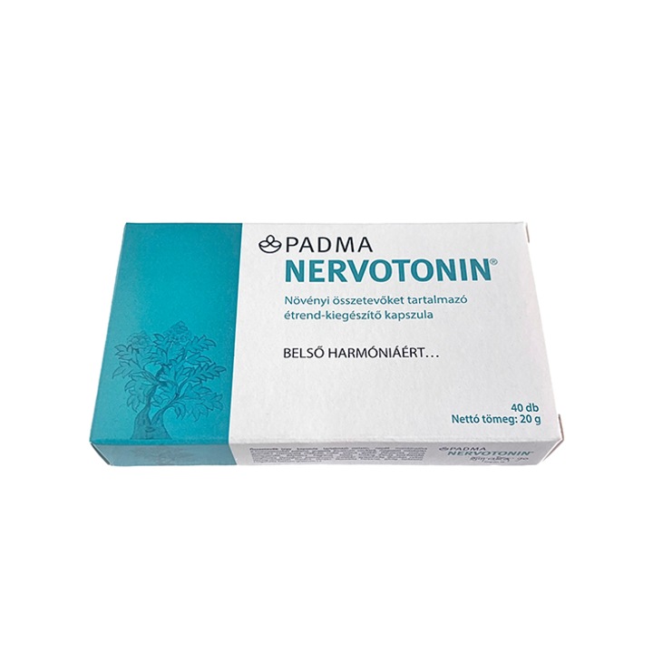 Padma Nervotonin növényi étrend-kiegészítő - az idegrendszer támogatására (40 kapszula)