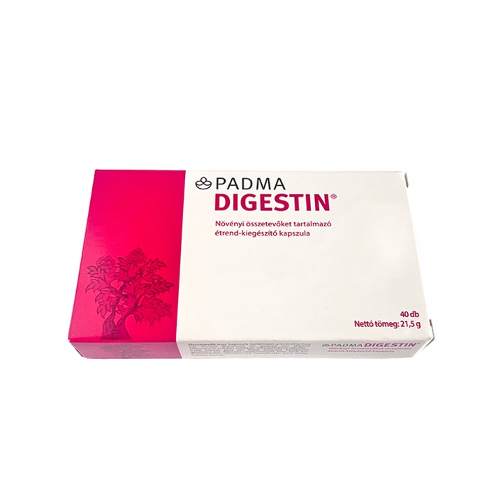 Padma Digestin növényi étrend-kiegészítő - az emésztés támogatására (40 kapszula)