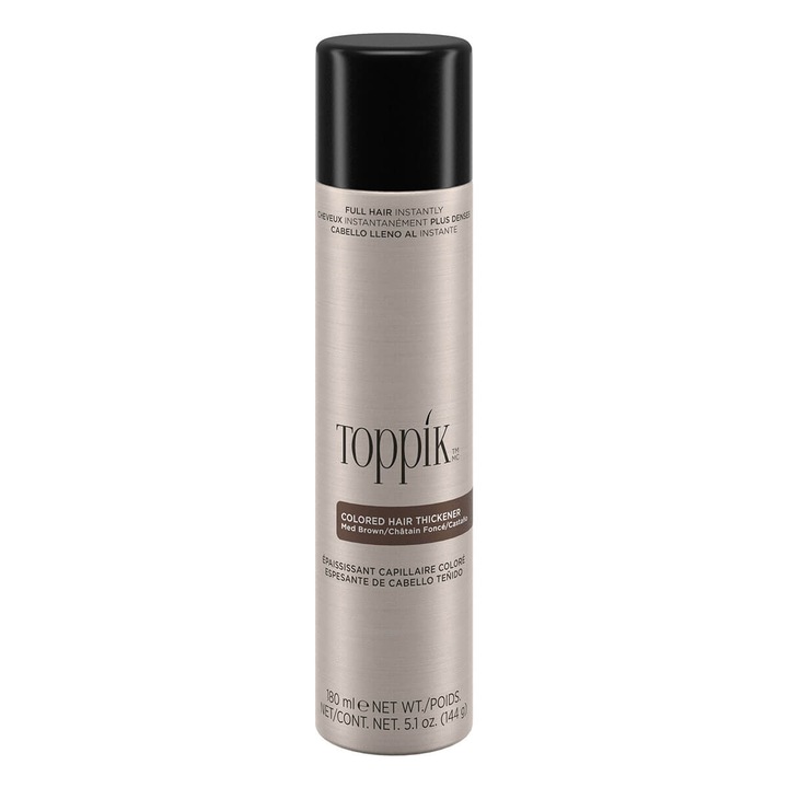 Spray densificator colorant TOPPIK Hair Thickener, 180ml, Saten mediu