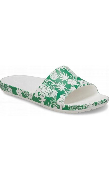 Papuci Femei, Crocs, Kadee Graphic 210159 Slide, Alb, Alb, 37-38