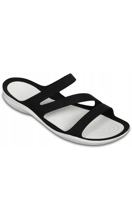 Slapi Femei, Crocs, Swiftwater 203998 Sandal, Negru2, Negru, 37-38