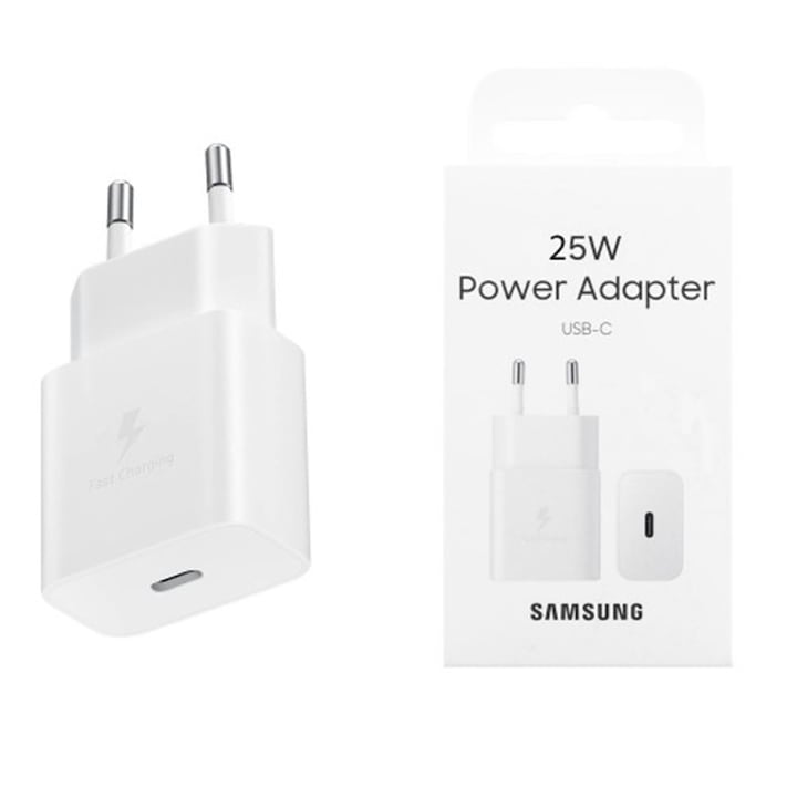 Type-C töltőadapter, GEAR Protect, szupergyors töltés, 25 W, L61, Lexgard, Samsung T2510N EP T2510NWEGEU, L61, Lexgard, Arctic Snow Blister csomagolás