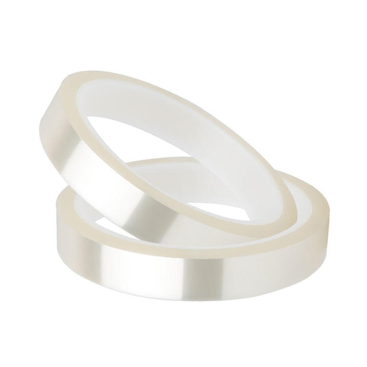 Set 2 Role Adezive Rezistenta Inalta Temperatura, Transparent, 10mmx33m