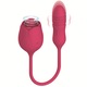 Vibrator Rose Toy, Stimulare Clitoris si Punctul G, 10 Moduri, Silicon Medical, Rezistent la Apa, 13.7x2.2inch
