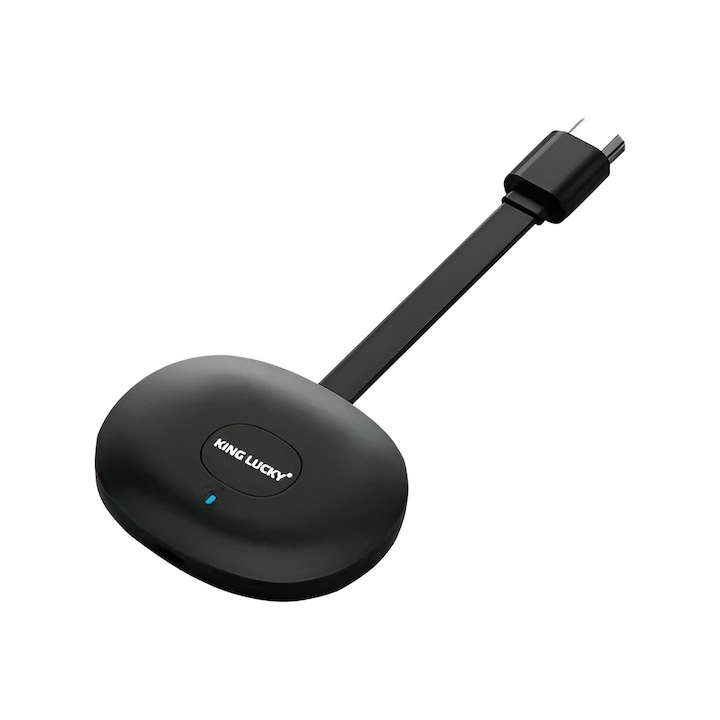 Chromecast TV BRIUS™, 4K, 5G, HDMI, Bluetooth, Wi-Fi, negru