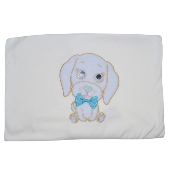 Takaró 100 X 95 cm gyerekeknek Minijunior 180424-6, Fehér