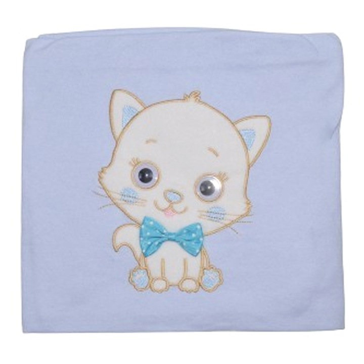 Takaró 100 X 95 cm gyerekeknek Minijunior 180424-7, kék