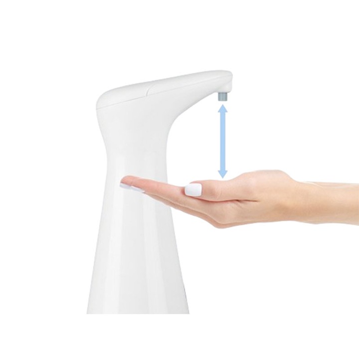 Dozator sapun cu senzor Sunmostar, versiuni spuma si gel, alb, ABS