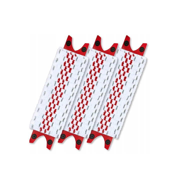 Резервен плосък моп, съвместим с Vileda Ultramax, микрофибър, многоцветен, 36x14 см