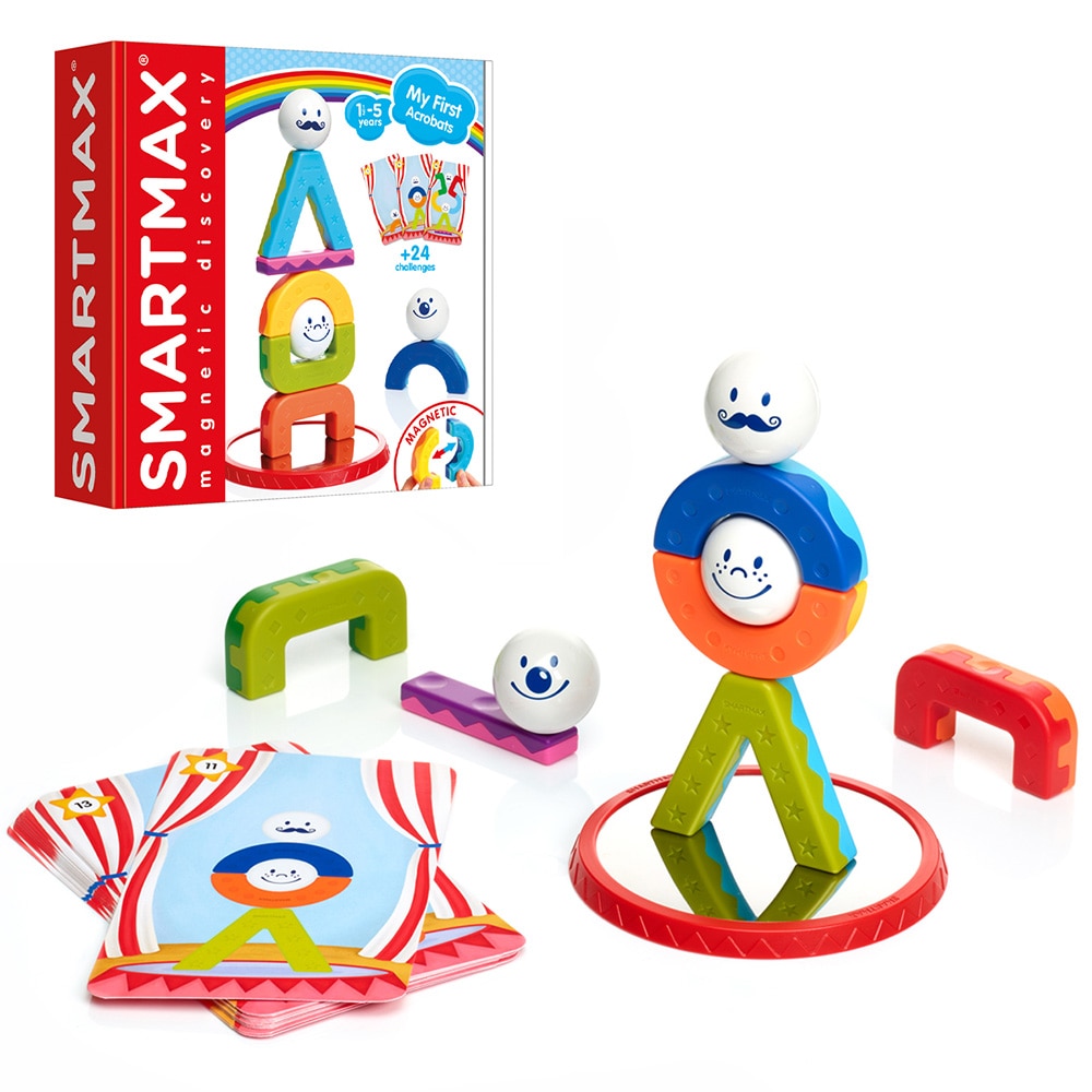 Joc magnetic Smart Max - My First Acrobats, Primii mei acrobati