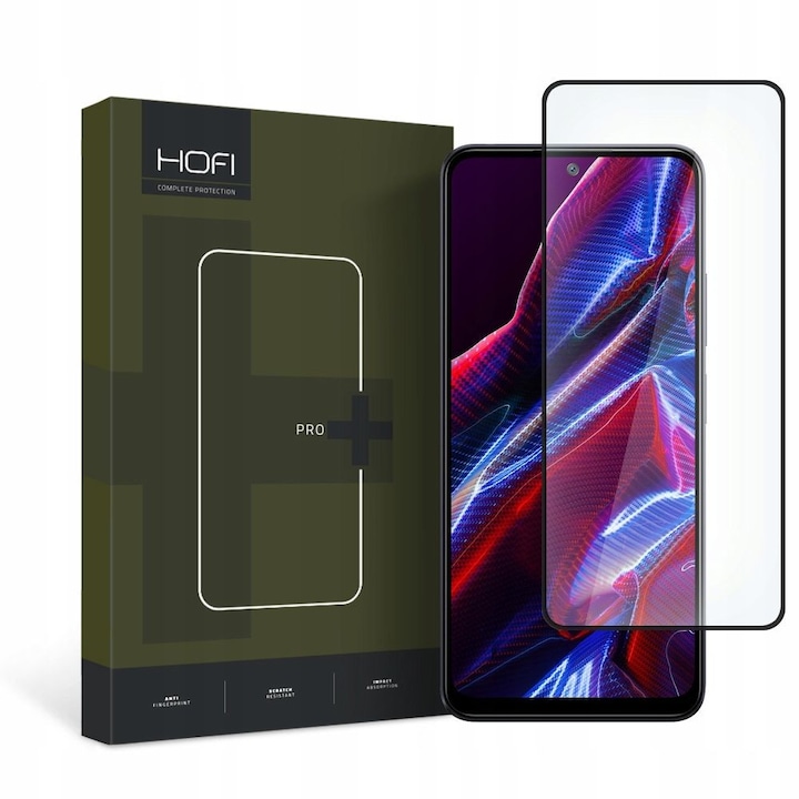 Hofi Glass Pro+ védőfólia Xiaomi Redmi Note 12 5G/Poco X5 5G Black készülékhez