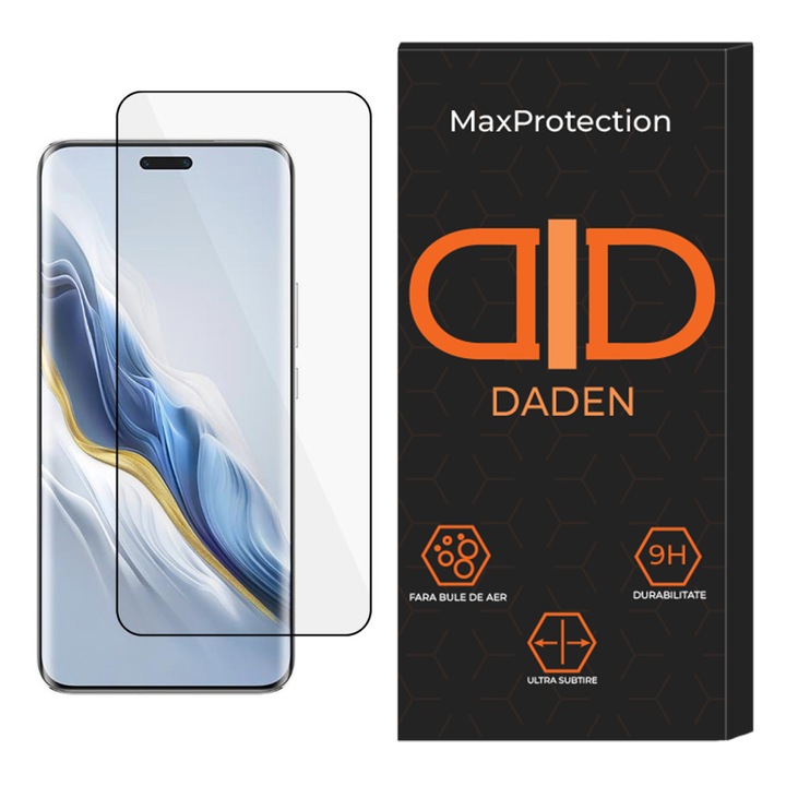 Folie Sticla pentru Honor Magic 6 Pro Daden MaxProtection, Full Cover, Protectie Profesionala, Ultra Rezistenta, Calitate Premium