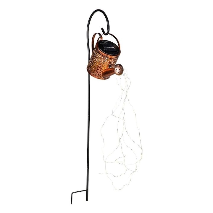 Blusmart dekoratív napelemes lámpa, sprinkler modell, vízáramlást szimulál, 80cm