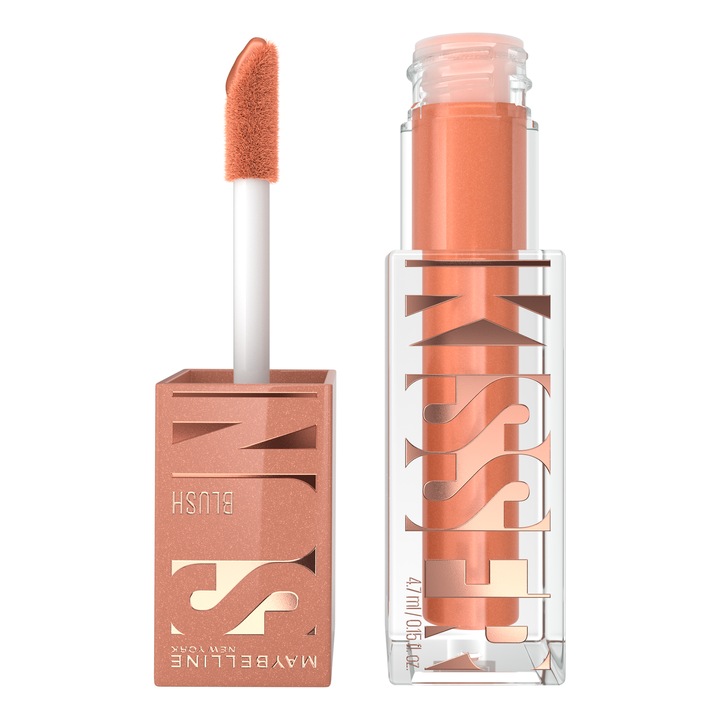 Fard de obraz cu textura lichida Maybelline NY Sunkisser 01 Downtown Rush, 4,7 ml