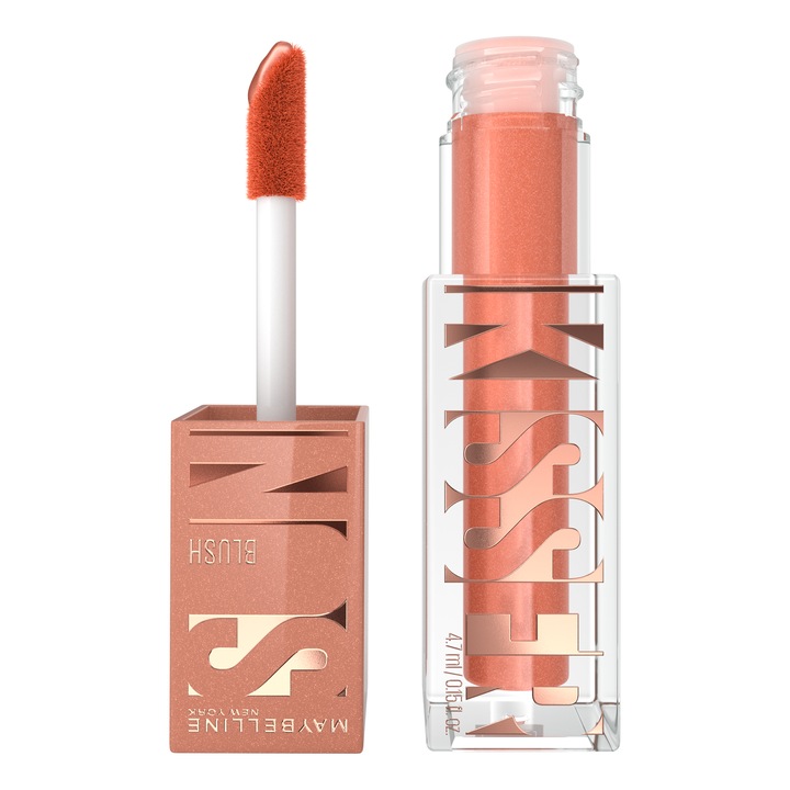 Руж Maybelline NY Sunkisser 03 Sol Search, С течна текстура, 4,7 мл
