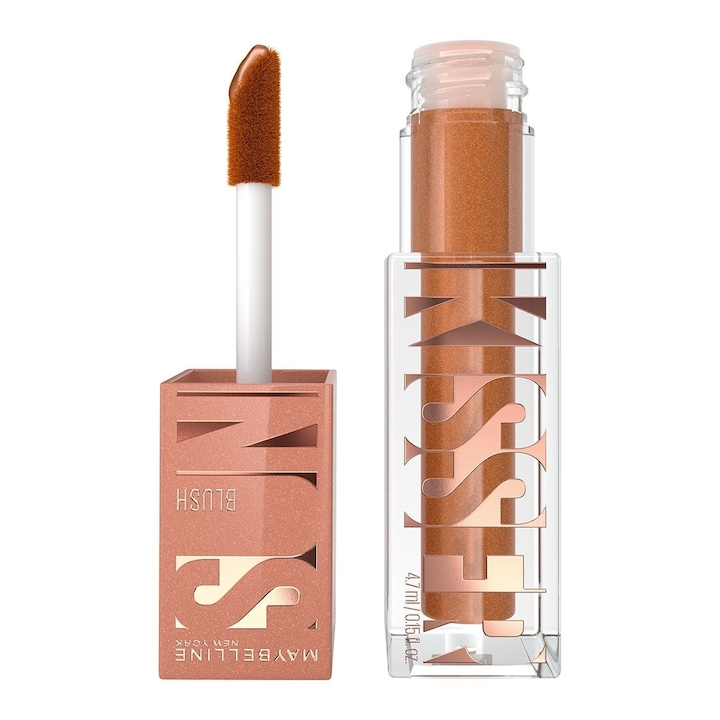 Fard de obraz cu textura lichida Maybelline NY Sunkisser 11 Electric Bronze, 4,7 ml