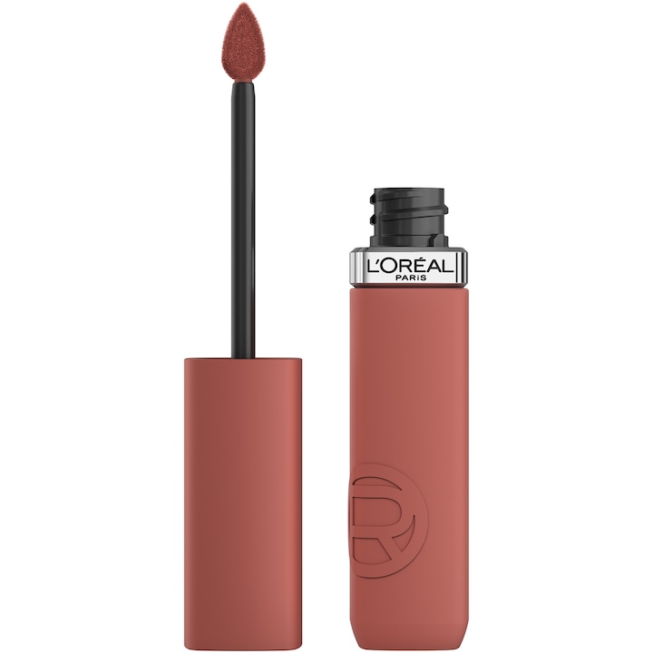 Ruj lichid mat, rezistent la transfer L'Oreal Paris Infaillible Matte Resistance 635 Worth It Medium, 5 ml